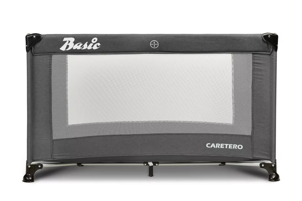 Caratero Łóżeczko turystyczne Basic grafit - tantis.pl