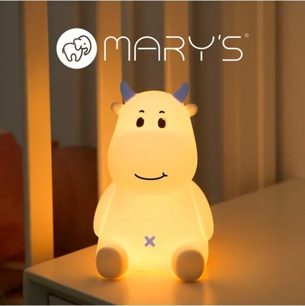 Lampka nocna LED krówka niebieska - tantis.pl
