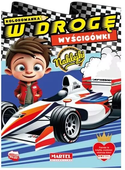 W drogę. Wyścigówki z naklejkami - tantis.pl