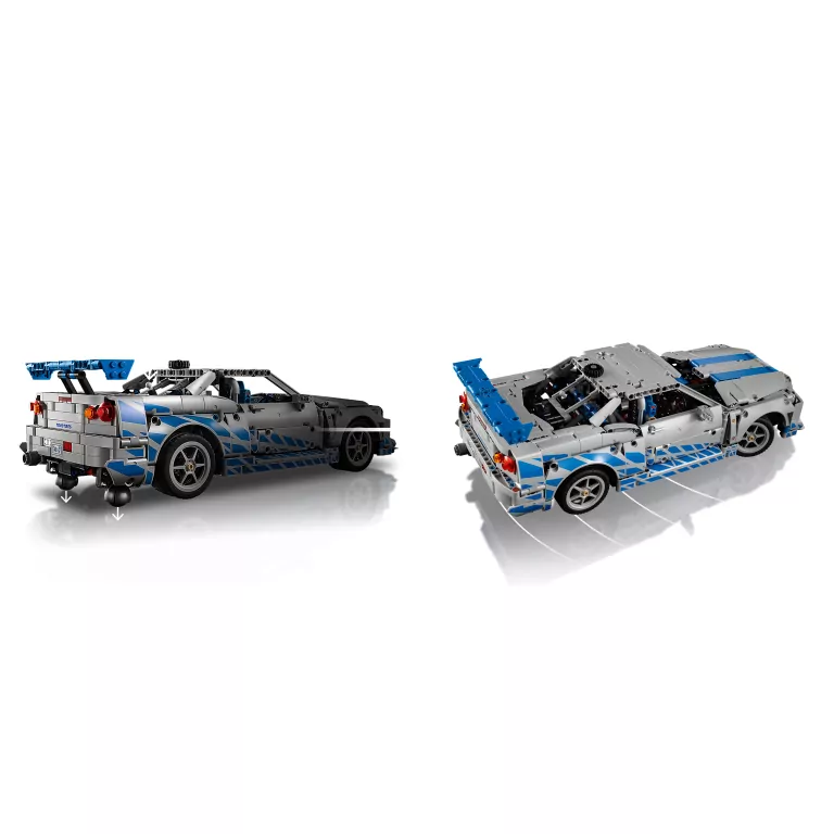 LEGO® Technic. Samochód Nissan Skyline GT-R (R34) z filmu Za szybcy, za wściekli 42210 - tantis.pl