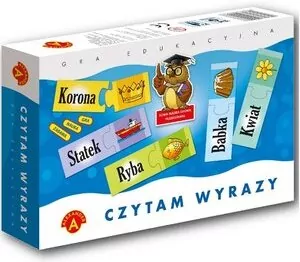 Czytam wyrazy. Gra edukacyjna - tantis.pl