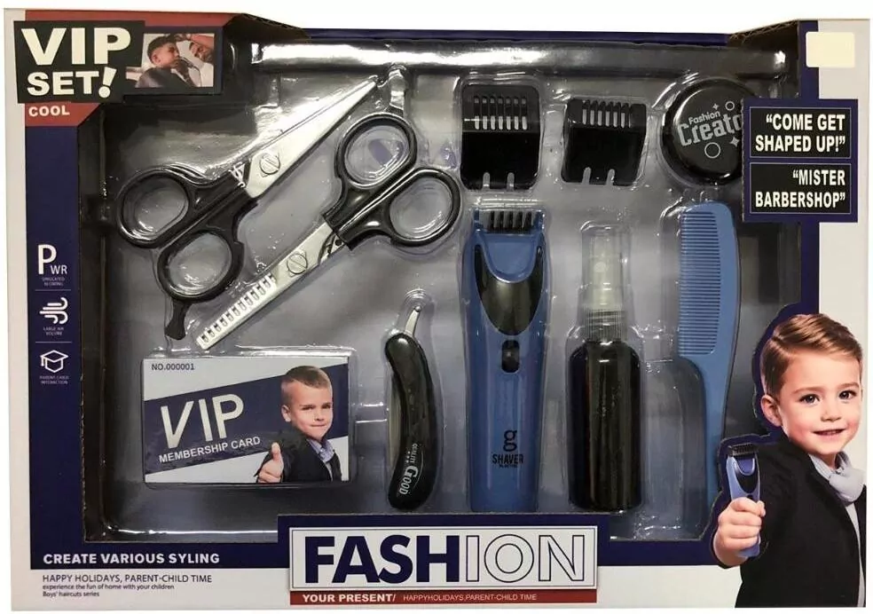 Zestaw fryzjera golarka na baterie - tantis.pl