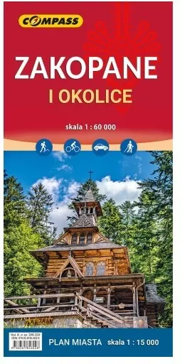 Mapa - Zakopane i okolice 1:60 000 - tantis.pl