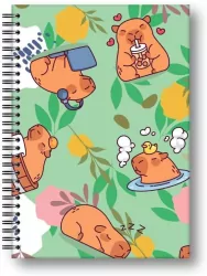 Brulion A5/80K kratka Kapibara łąka PENMATE