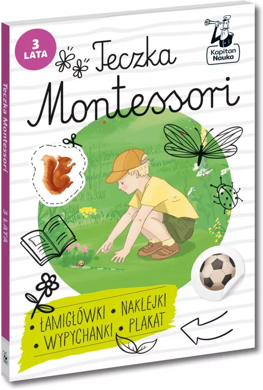 Teczka Montessori. 3 lata. Kapitan Nauka - tantis.pl