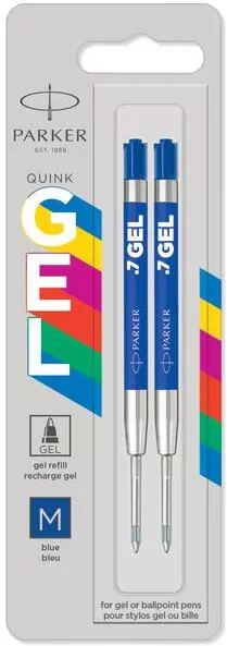Wkłady żelowe Economy Parker Niebieskie M 2 szt - tantis.pl