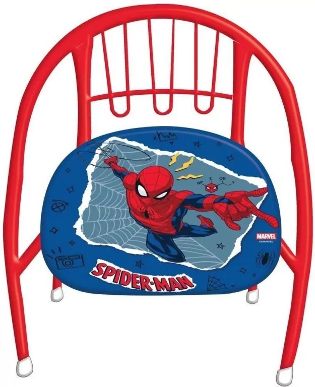 Krzesełko dziecięce metalowe Spiderman - tantis.pl