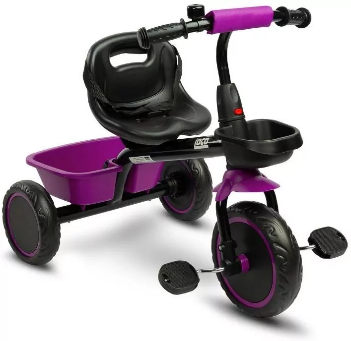Rowerek 3-kołowy Loco fioletowy - tantis.pl