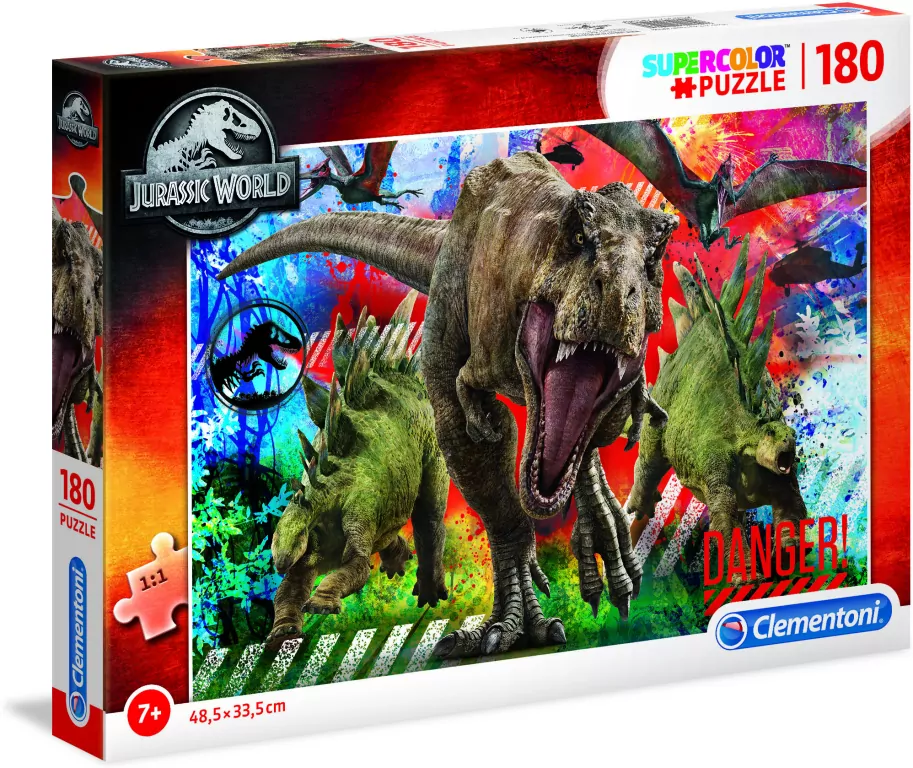 Clementoni Puzzle 180el Jurassic World 29106 - tantis.pl