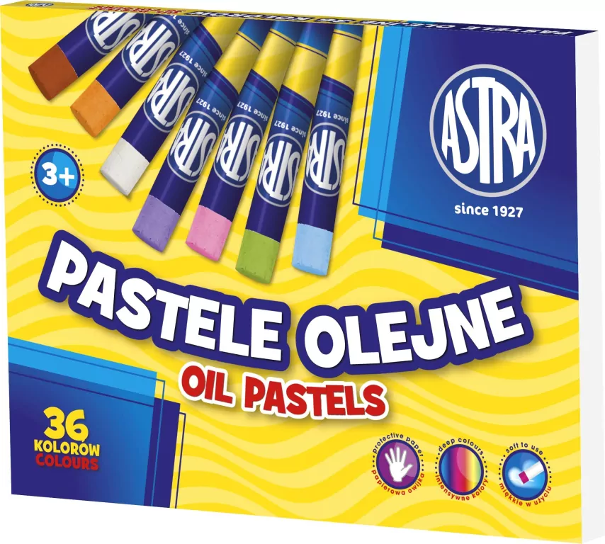 ASTRA. Pastele olejne 36 kolorów - tantis.pl