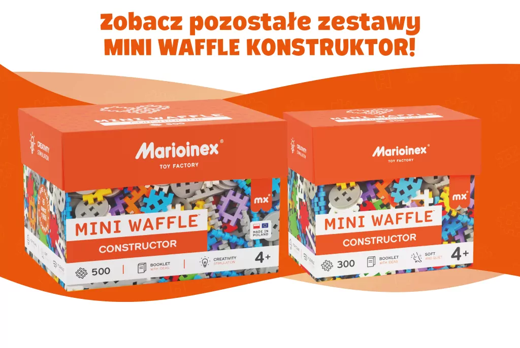 Mini Waffle Konstruktor 70. Różowy - tantis.pl