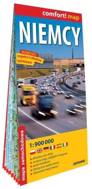 Comfort! map. Niemcy 1:900 000 w.2023 - tantis.pl