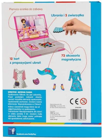 Układanka magnetyczna. Modna Dama - tantis.pl