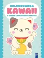Kolorowanka Kawaii z grubym lakierowanym obrysem - tantis.pl