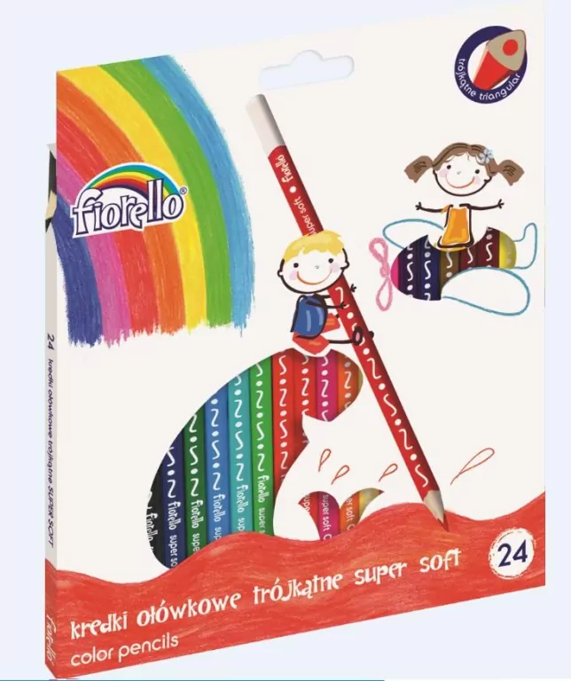 Kredki Super Soft 24 kolory - tantis.pl