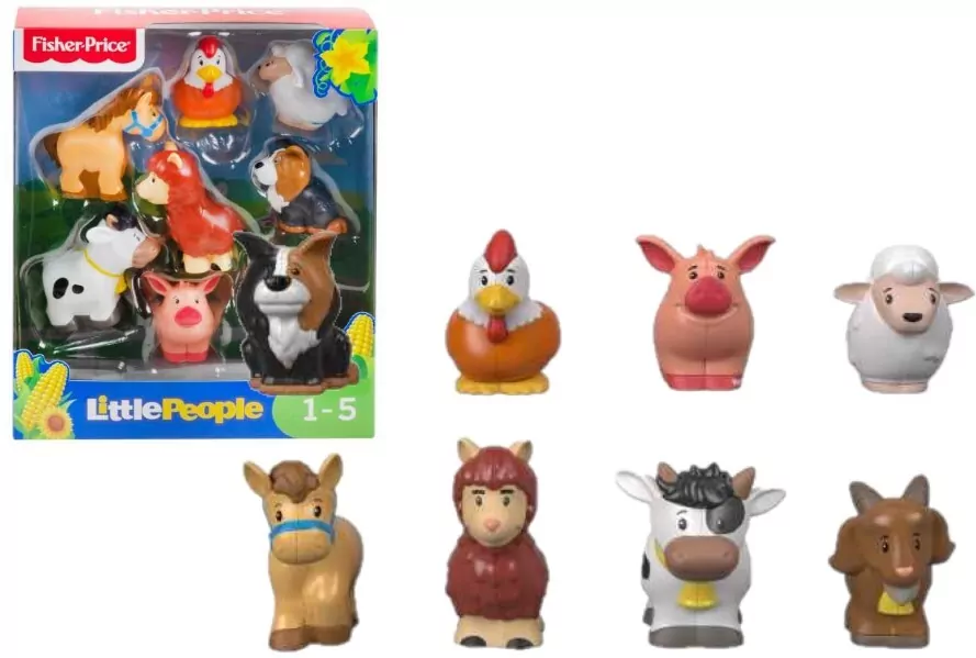 Little People. Zestaw zwierzątek, 8 sztuk - tantis.pl