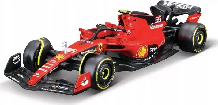 BBurago. Ferrari Racing 2023 Season #55 Sainz 1:43 - tantis.pl