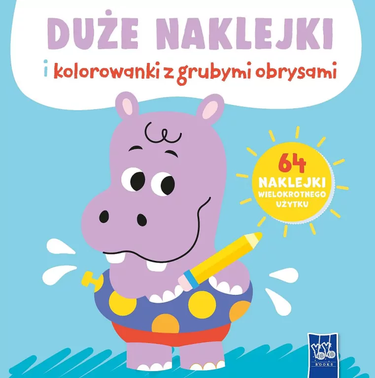 Duże naklejki i kolorowanki z grubymi obrysami - tantis.pl