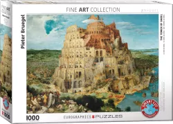 Puzzle 1000 Wieża Babel, Pieter Bruegel 6000-0837