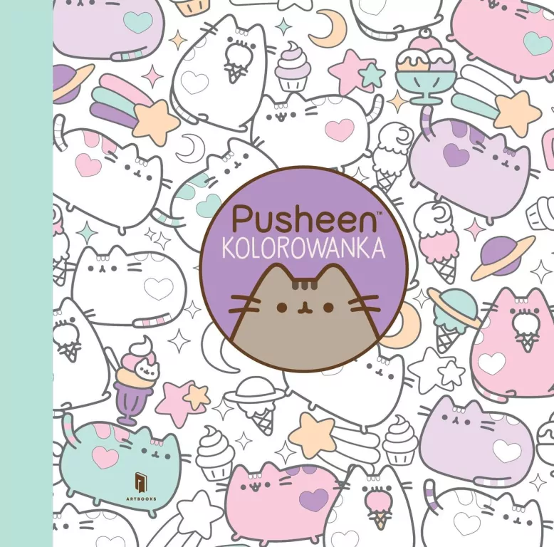 Pusheen kolorowanka - tantis.pl