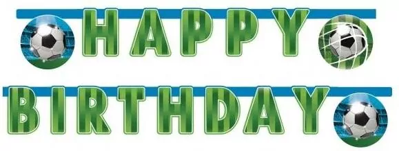 Banner Soccer Fans - Happy Birthday - tantis.pl