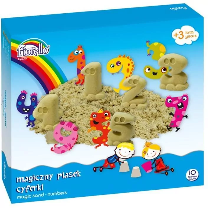 Piasek magiczny 600g. Cyferki - tantis.pl