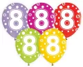 Balony cyfra 8. 30cm - tantis.pl