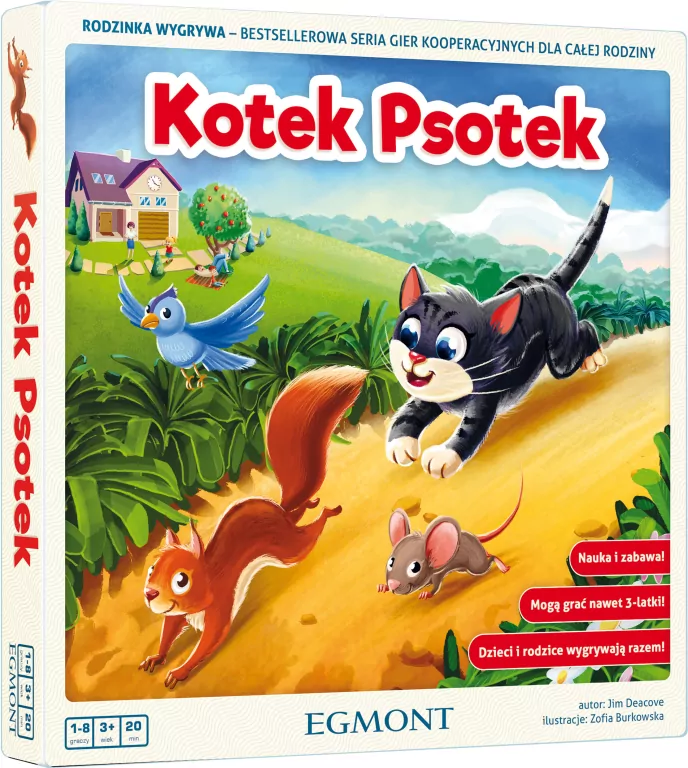 Kotek Psotek. Rodzinka wygrywa - tantis.pl