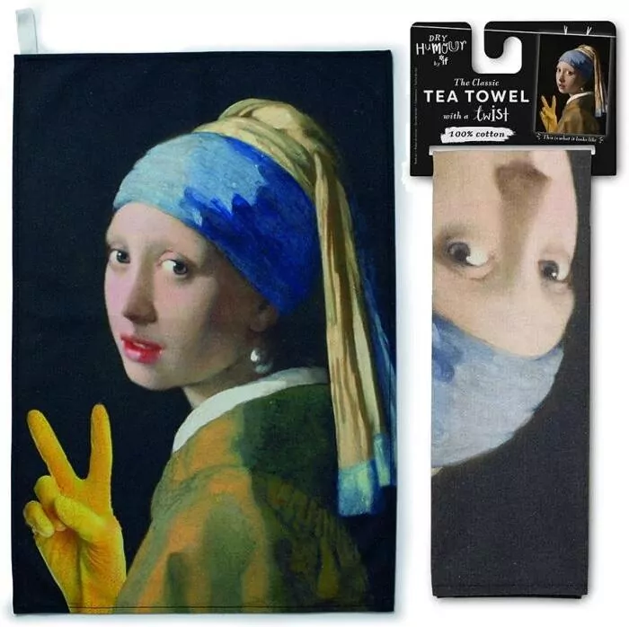 Tea Towels ręcznik kuchenny Dziewczyna z perłą - tantis.pl