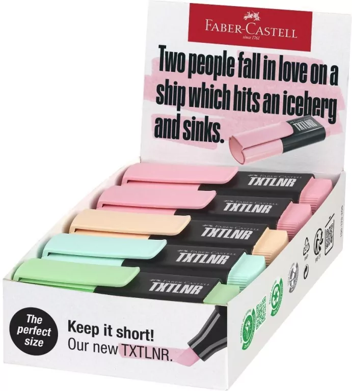 Zakreślacz mini TXTLNR pastel (10szt) - tantis.pl
