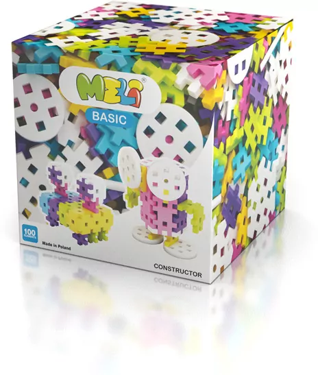 Klocki Meli Constructor Girls 100 sztuk - tantis.pl