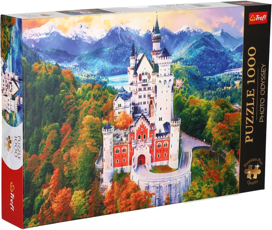 Puzzle 1000 Zamek Neuschwanstein, Niemcy TREFL - tantis.pl