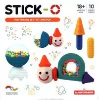 Magformers Stick-O Przyjaciele z grzechotkami 10el - tantis.pl