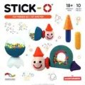Magformers Stick-O Przyjaciele z grzechotkami 10el - tantis.pl