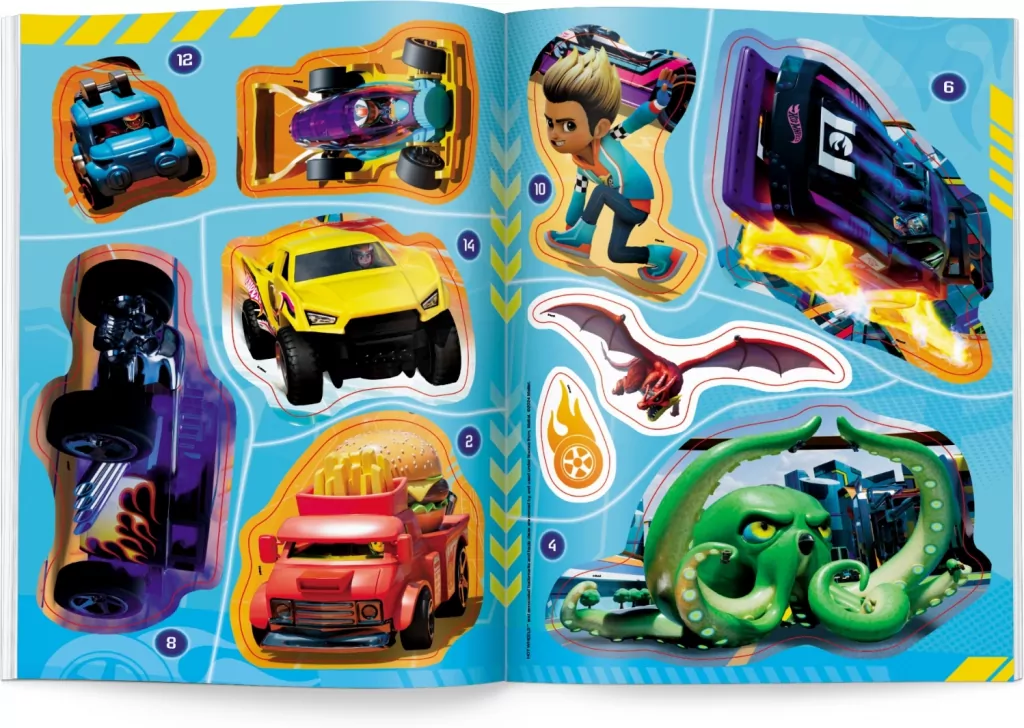 Hot Wheels. Baw się i naklejaj - tantis.pl