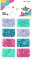 Cekiny 6mm okrągłe 4 kolorów 8x3g - tantis.pl