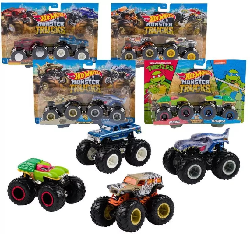 Hot Wheels. Monster Trucks Pojazd 2-pak - tantis.pl