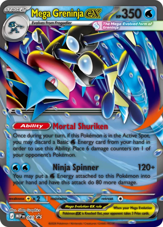 Pokémon TCG: Mega Greninja ex Premium Collection - tantis.pl