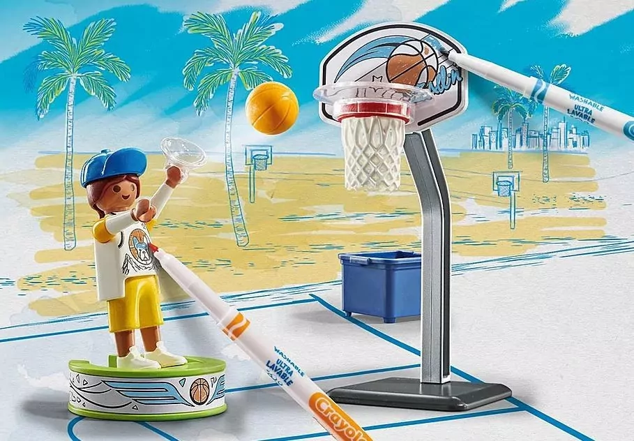 Playmobil Skater z piłką do koszykówki 71516 - tantis.pl