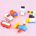 Zestaw gumki do ścierania puzzle Block Vehicle - tantis.pl