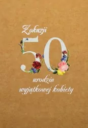 Kartka okolicznościowa eko: Urodziny 50