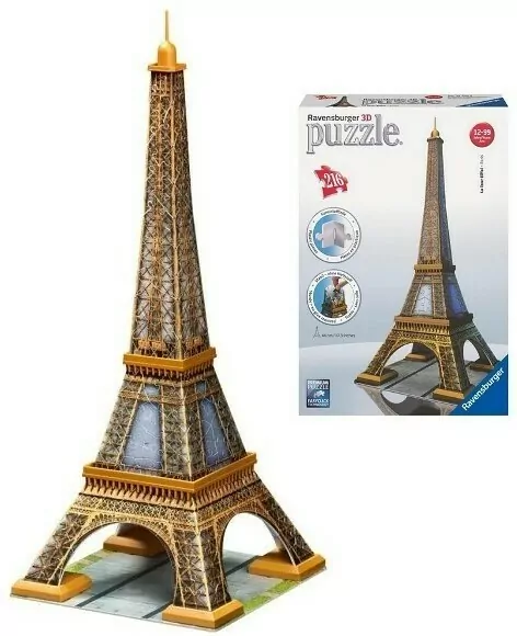Puzzle 3D Wieża Eiffla - tantis.pl