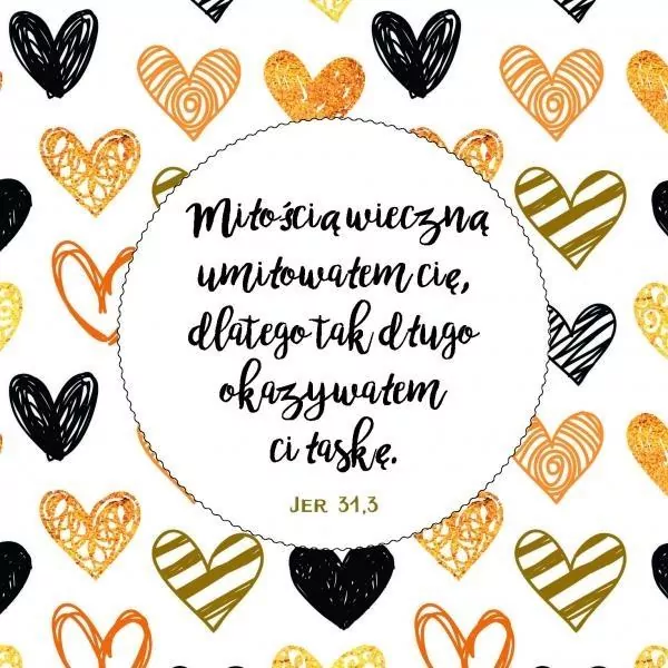 Podstawka korkowa z cytatem. Miłością wieczną. Szaron - tantis.pl