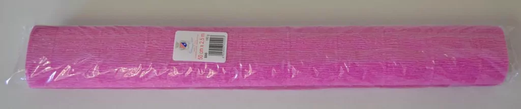 Bibuła Marszczona 50x250cm, Różowa - tantis.pl