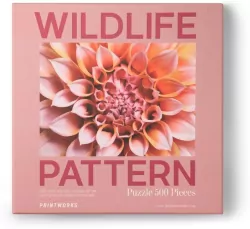 Puzzle 500. Wildlife Pattern Dahlia