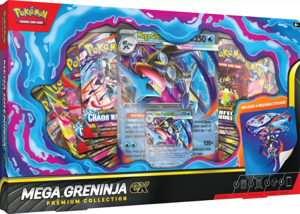 Pokémon TCG: Mega Greninja ex Premium Collection - tantis.pl