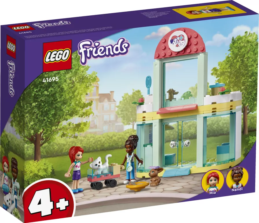 LEGO® Friends. Klinika dla zwierzątek. 41695 - tantis.pl