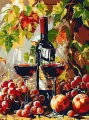 Malowanie po numerach - Jesienne wino 30x40cm - tantis.pl