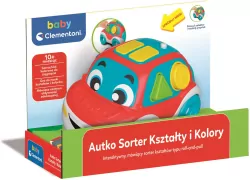 Clementoni Baby. Autko sorter. Kształty i kolory