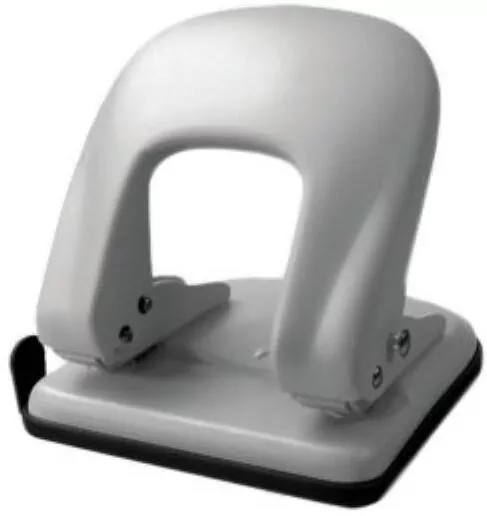 Dziurkacz metalowy. Srebrny. 35 kartek - tantis.pl
